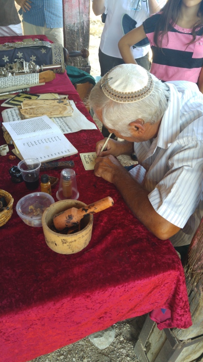 Amazing man who makes the ink from a generations old recipe and then writes the Torah with it. Tradition!